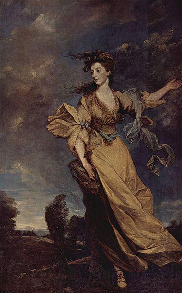 Sir Joshua Reynolds Portrait of Lady Jane Halliday Norge oil painting art